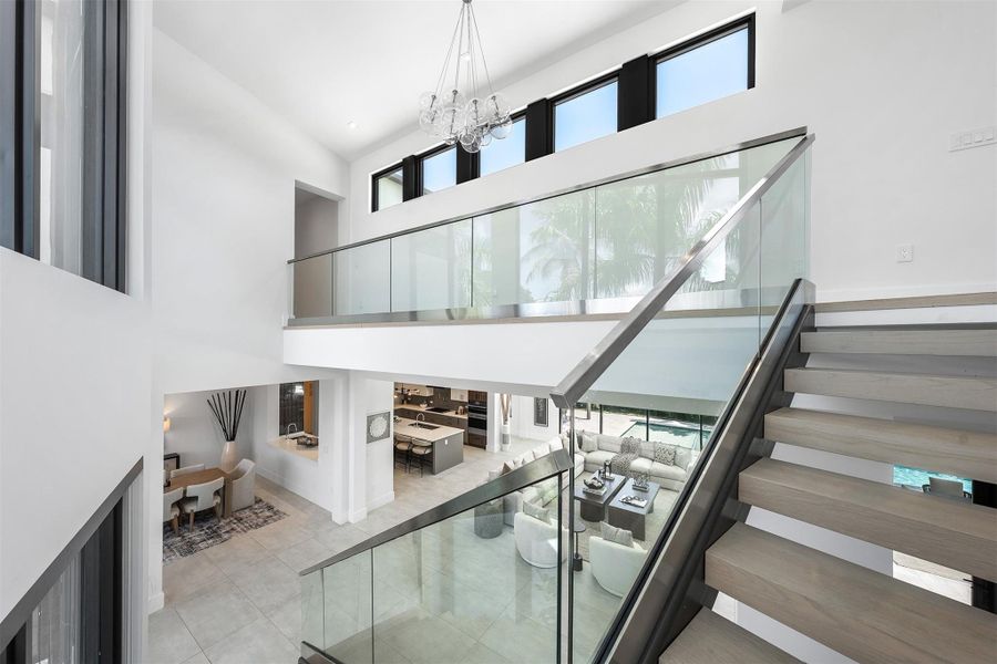 Furnished interior view inside a new home in , Fort Lauderdale (Image 17).