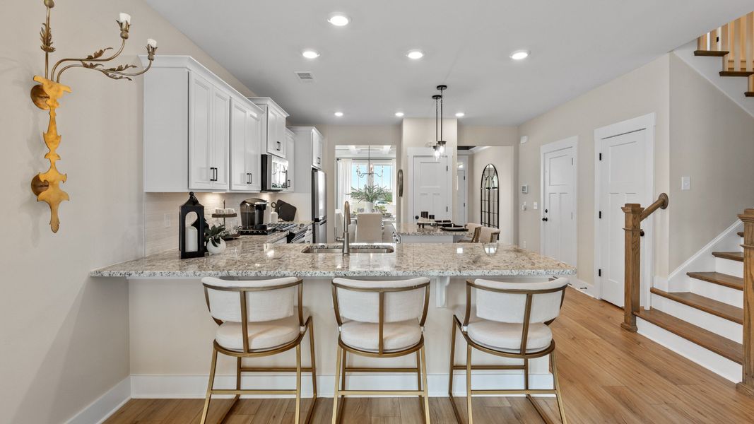 Representative furnished interior of a home built from the Finley by DRB Homes in Foxbank, Gray Court (Image 13).