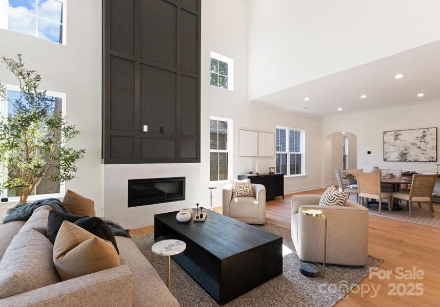 Furnished interior view inside a new home in , Charlotte (Image 30). Furnished interior view inside a new home in , Charlotte (Image 30).