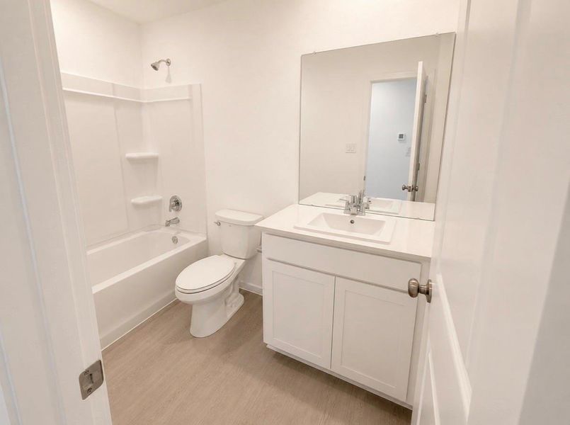 Furnished interior view inside a new home in Anniston, Katy (Image 8). Furnished interior view inside a new home in Anniston, Katy (Image 8).