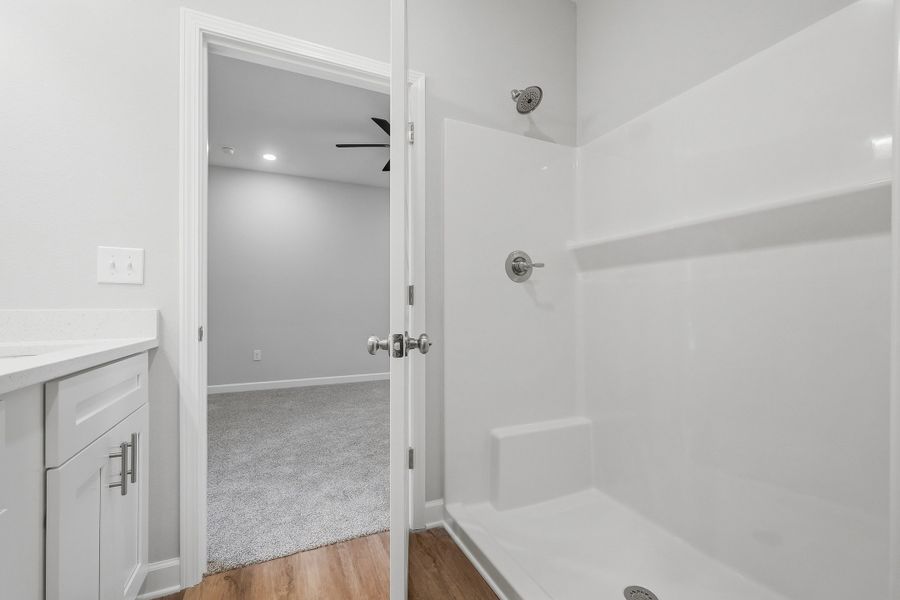 Spacious, unfurnished interior of a new home in McCarthy Estates, Defuniak Springs (Image 28). Spacious, unfurnished interior of a new home in McCarthy Estates, Defuniak Springs (Image 28).