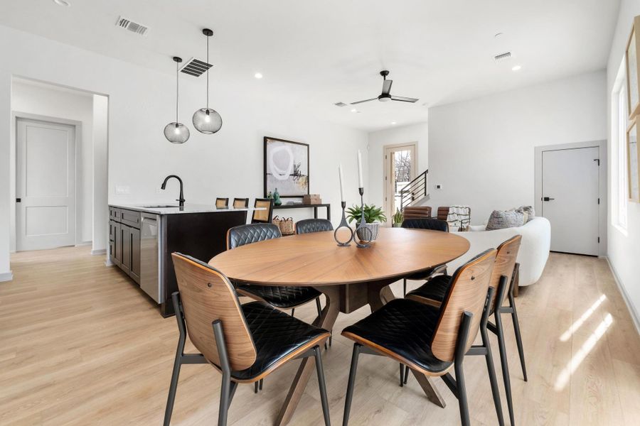 Furnished interior view inside a new home in , Austin (Image 18).