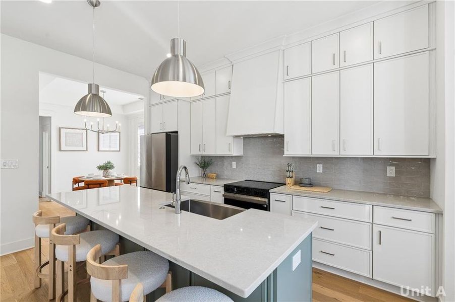 Furnished interior view inside a new home in , Atlanta (Image 38).