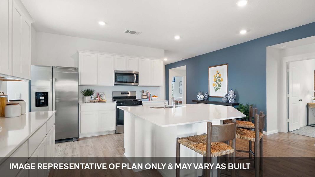 Furnished interior view inside a new home in Monarch Ranch, Manor (Image 10).