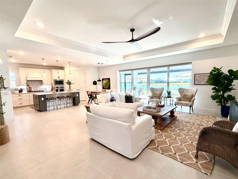 Furnished interior view inside a new home in , Punta Gorda (Image 6).