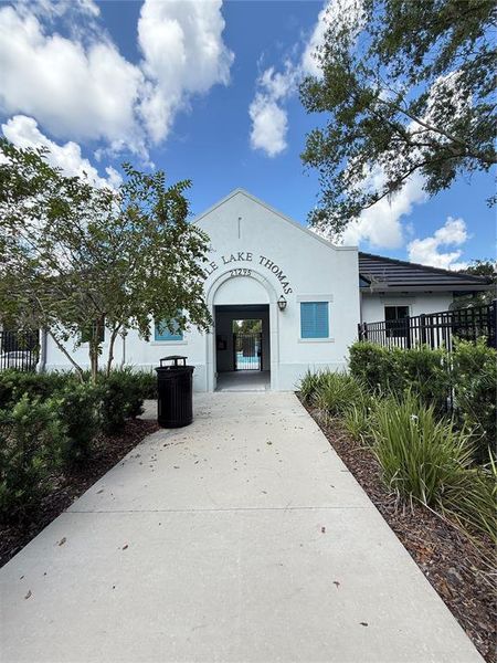 Front exterior of a new home in , Land O' Lakes, FL, highlighting curb appeal (Image 22).