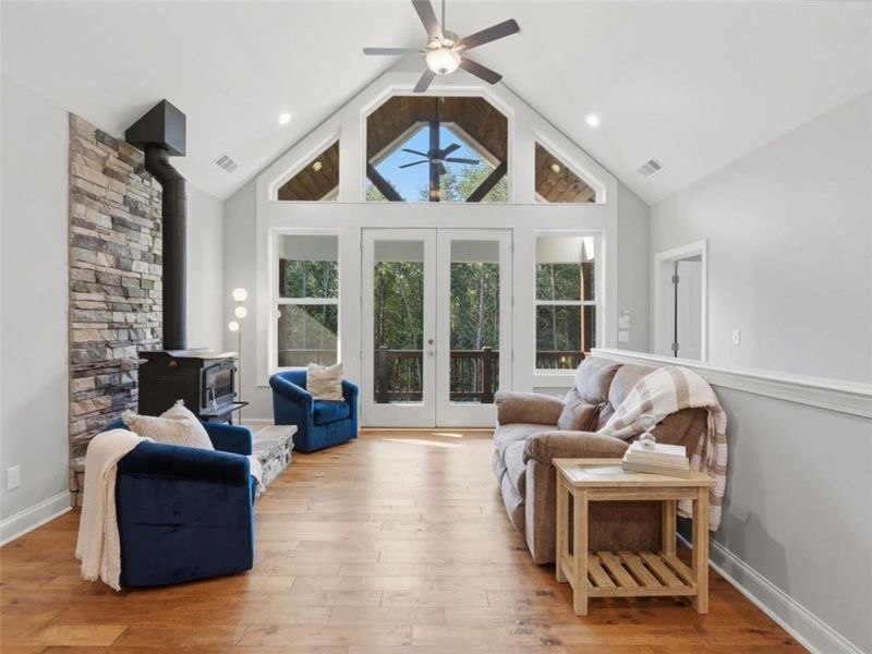 Furnished interior view inside a new home in , Talking Rock (Image 13).