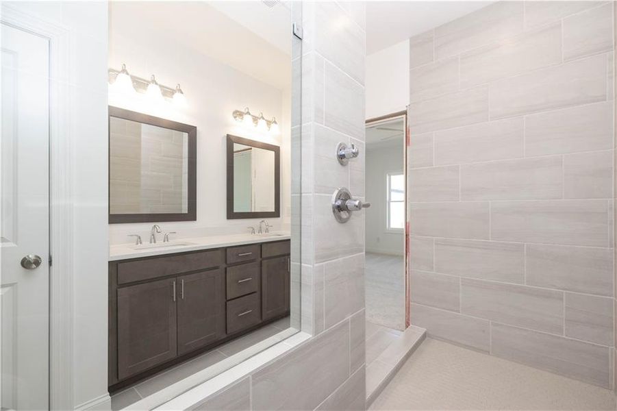 Furnished interior view inside a new home in Palisades Townhomes, Cumming (Image 8).