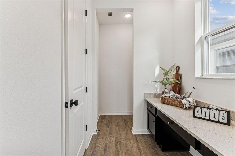 Furnished interior view inside a new home in Isles at Bayview, Parrish (Image 7). Furnished interior view inside a new home in Isles at Bayview, Parrish (Image 7).