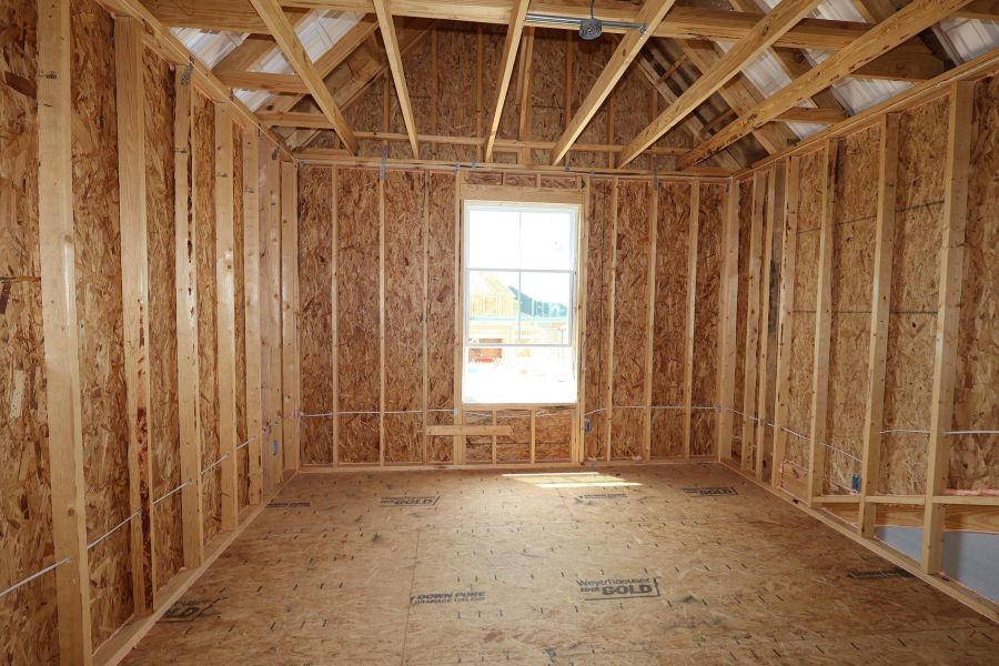 In-progress construction of a new home in Dunham Pointe, Cypress, TX (Image 27).