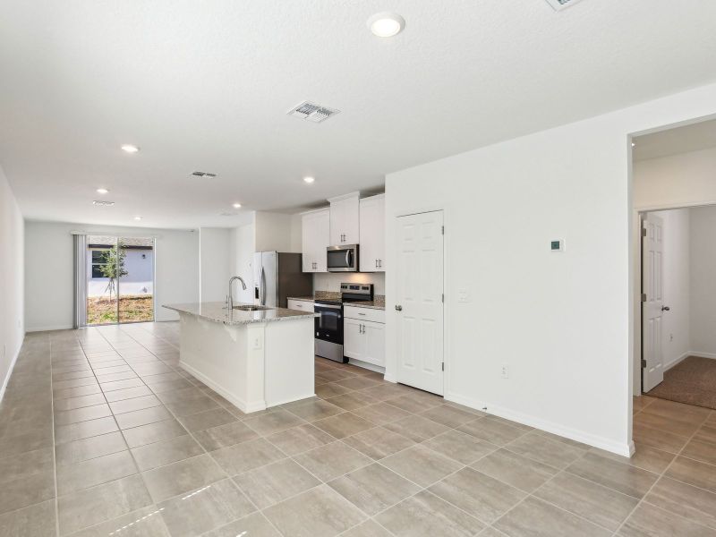 Furnished interior view inside a new home in Villamar - Classic Series, Winter Haven (Image 3). Furnished interior view inside a new home in Villamar - Classic Series, Winter Haven (Image 3).