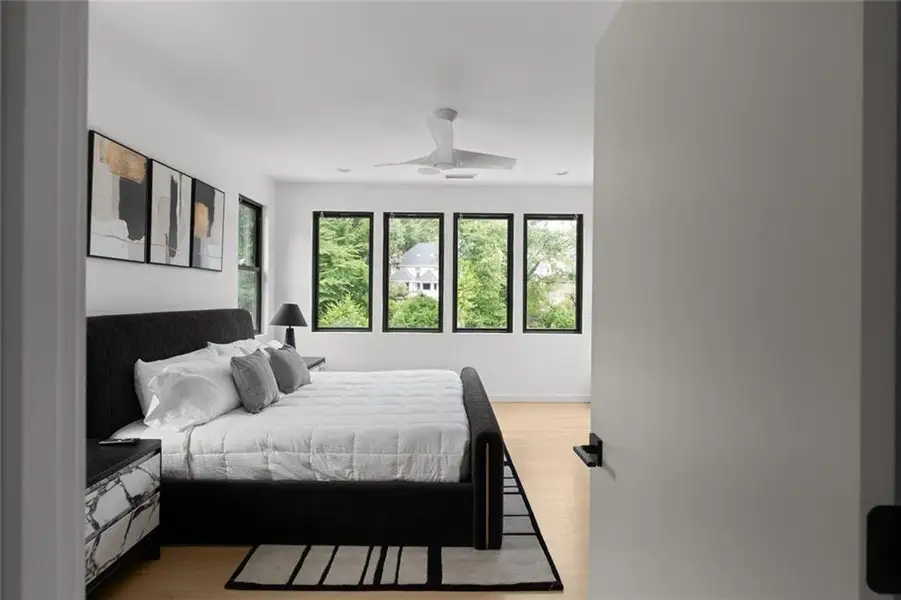 Furnished interior view inside a new home in , Atlanta (Image 40).