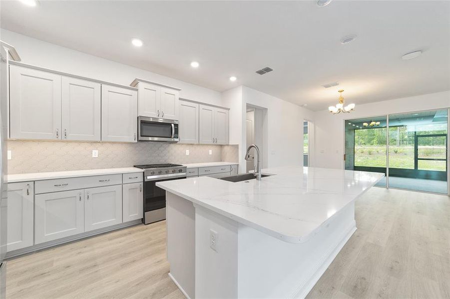 Furnished interior view inside a new home in , Ocala (Image 9).