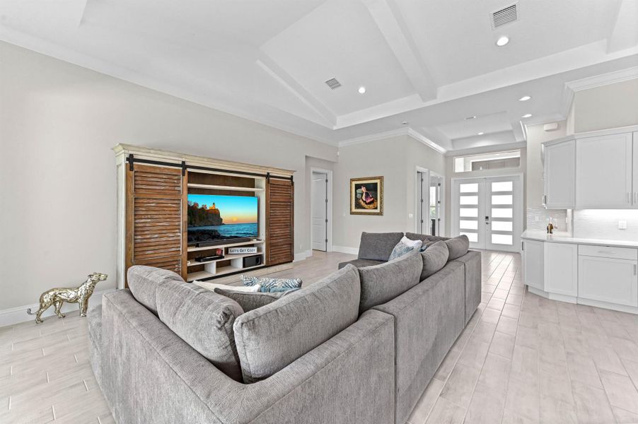 Furnished interior view inside a new home in Belterra, Port St. Lucie (Image 30).