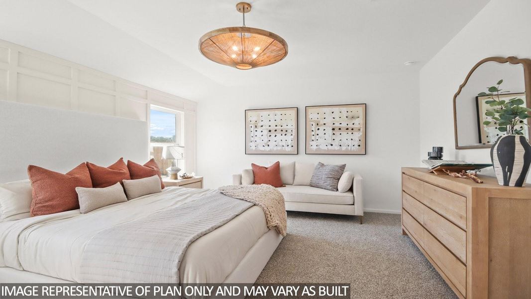 Furnished interior view inside a new home in Grand Pines, Magnolia (Image 12).
