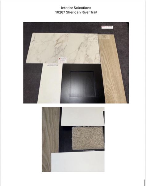 Sample of building materials used in homes in , Conroe (Image 4).