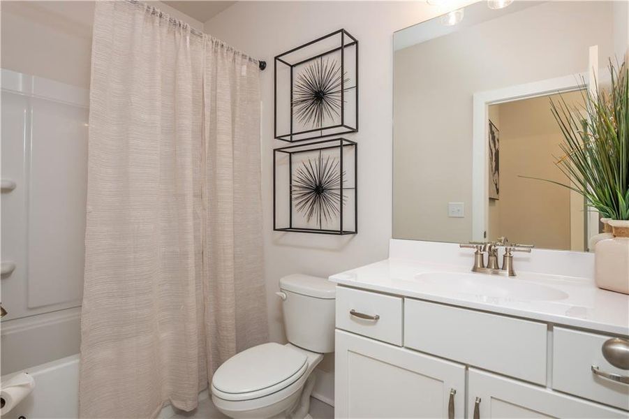 Furnished interior view inside a new home in , Flowery Branch (Image 17).