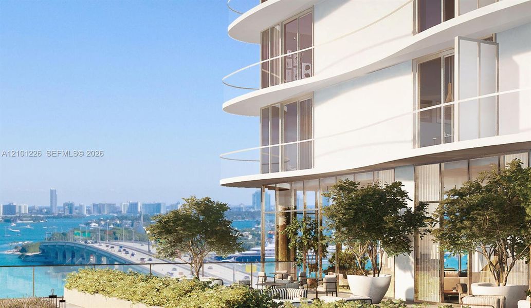 Condo located in Miami, FL showcasing its design and architecture (Image 6).