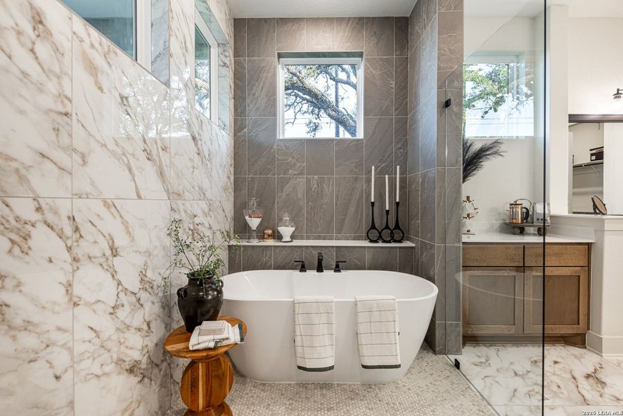 Furnished interior view inside a new home in , San Antonio (Image 12).