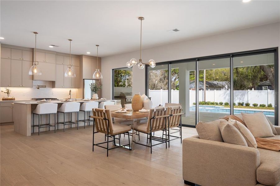 Furnished interior view inside a new home in College Park, Orlando (Image 41).
