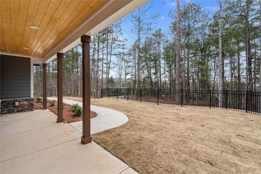 Exterior details and patio area of a home in , Villa Rica (Image 4).