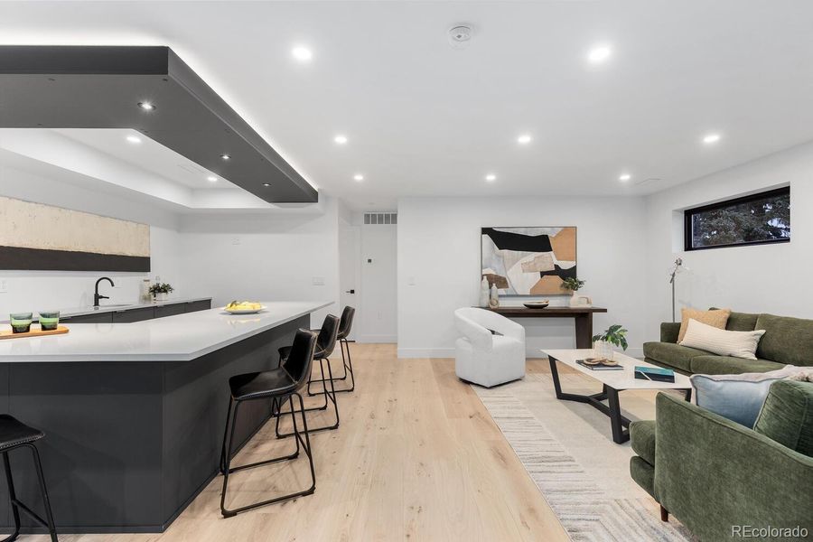 Furnished interior view inside a new home in , Denver (Image 34). Furnished interior view inside a new home in , Denver (Image 34).