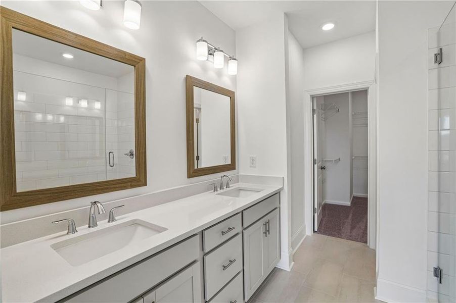 Furnished interior view inside a new home in Waterhaven, Cumming (Image 14).