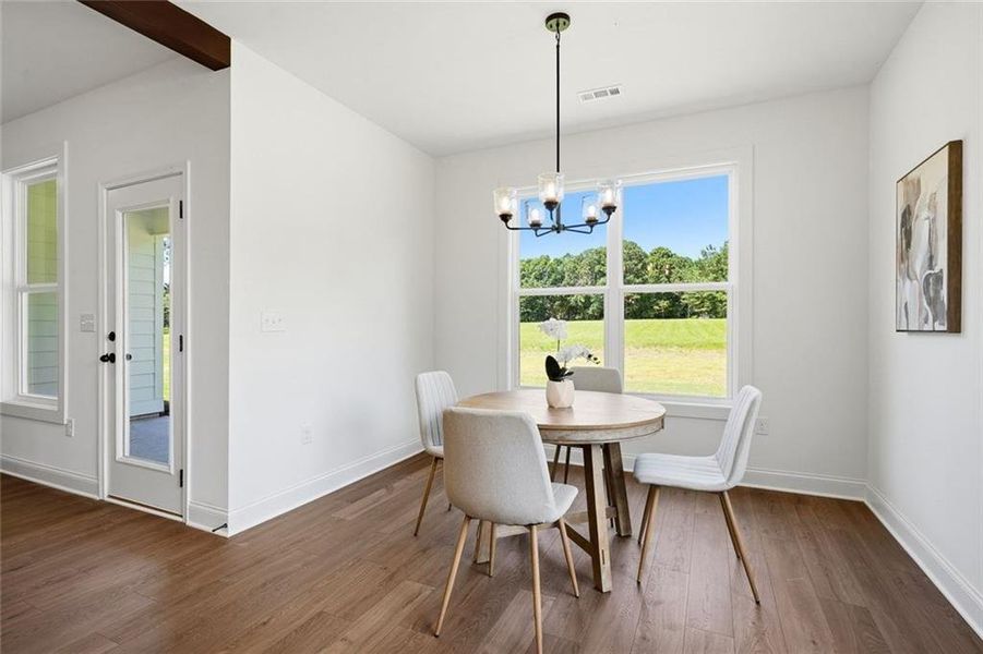 Furnished interior view inside a new home in , Mansfield (Image 38). Furnished interior view inside a new home in , Mansfield (Image 38).