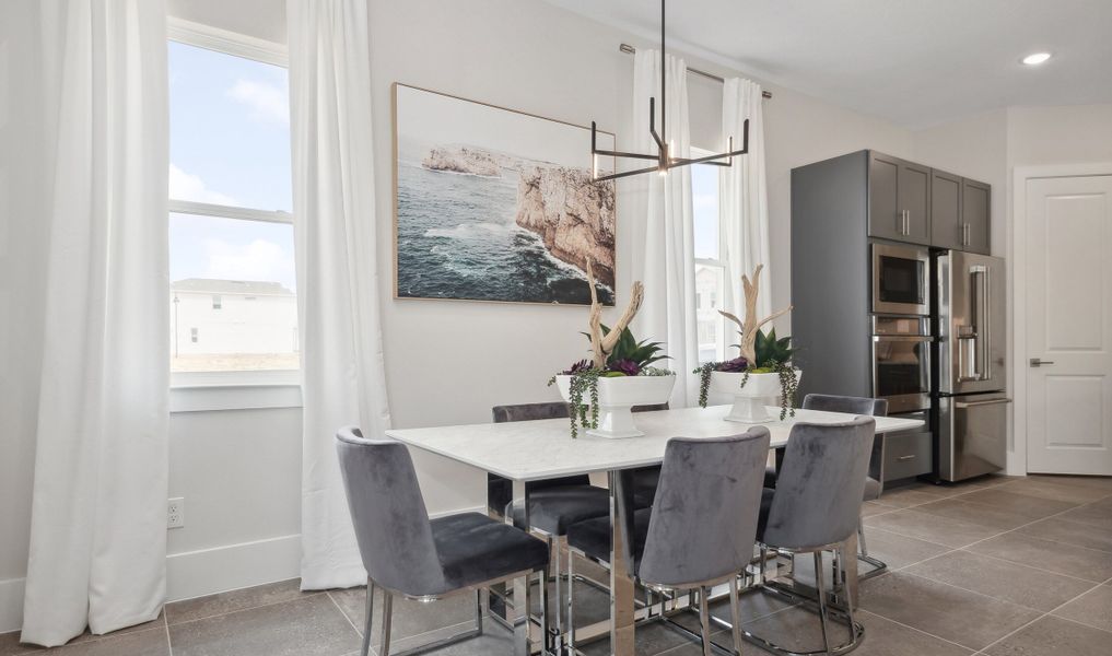 Elegant dining area for family meals