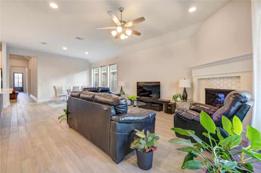 Furnished interior view inside a new home in , Katy (Image 17).