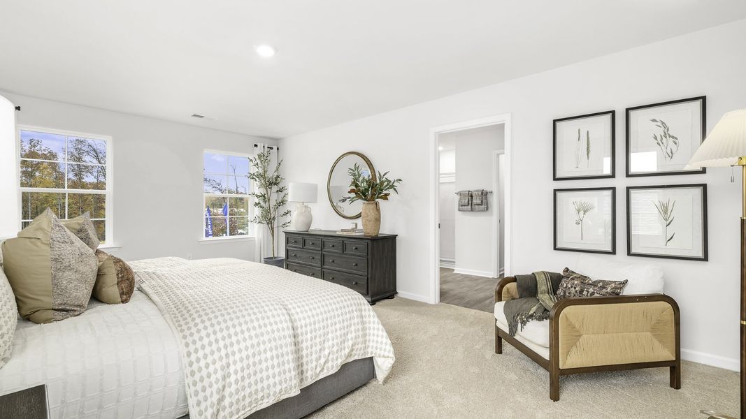 Representative furnished interior of a home built from the Hayden by D.R. Horton in Brookhaven, Greensboro (Image 28).