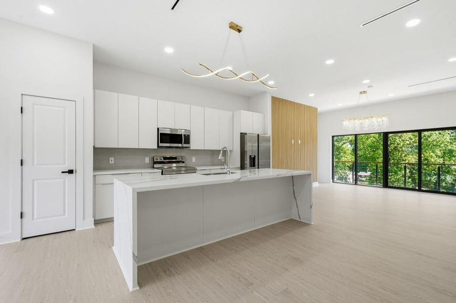 Furnished interior view inside a new home in , Decatur (Image 15).