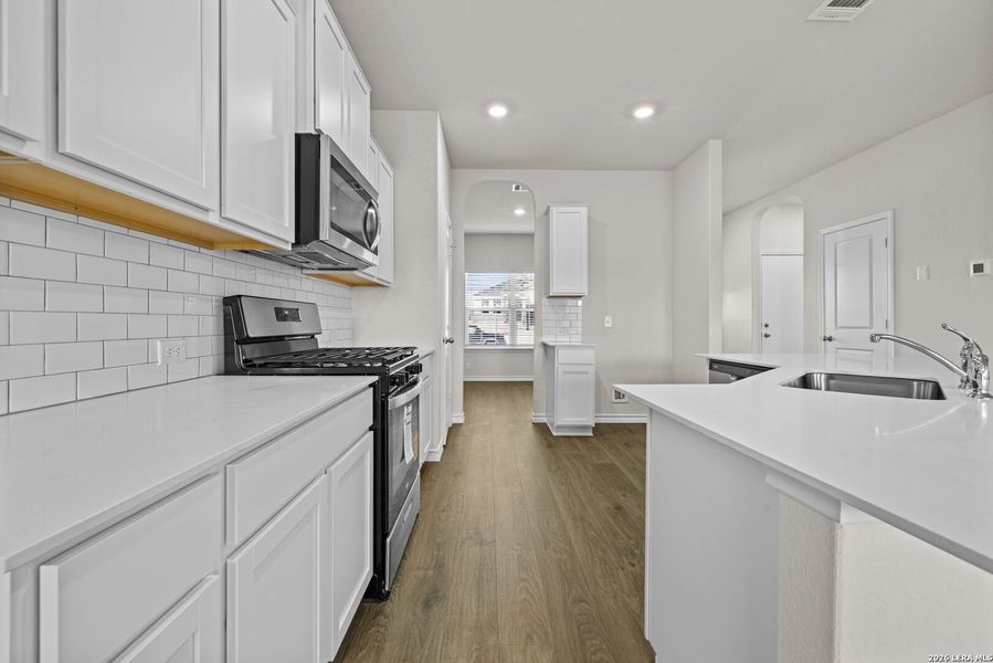 Furnished interior view inside a new home in Redbird Ranch, San Antonio (Image 5).
