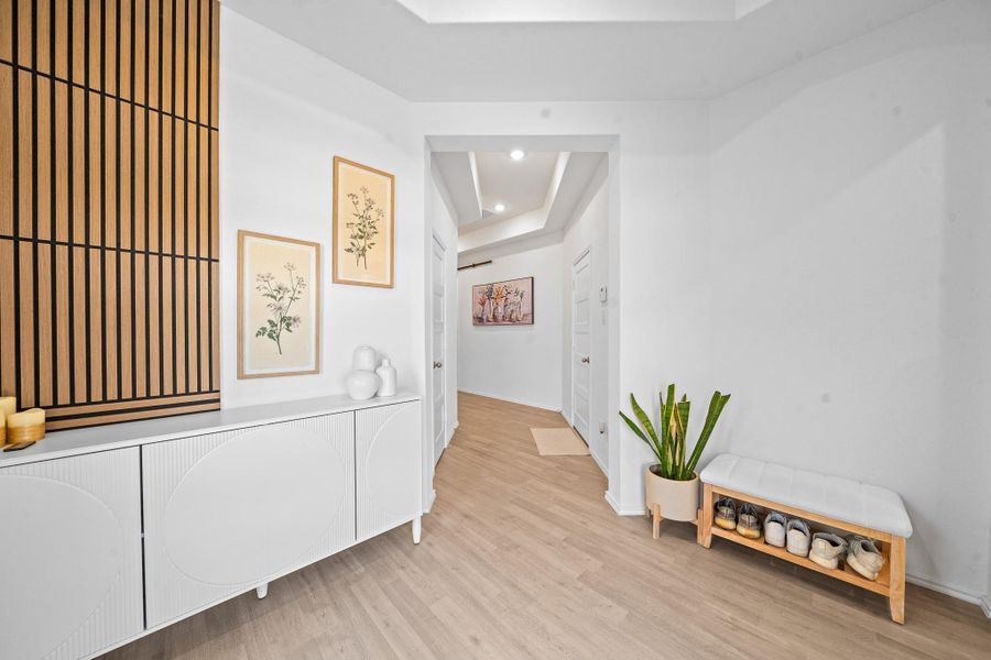 Furnished interior view inside a new home in , Cypress (Image 38).