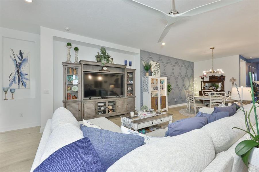 Furnished interior view inside a new home in Esplanade at Artisan Lakes, Palmetto (Image 17).