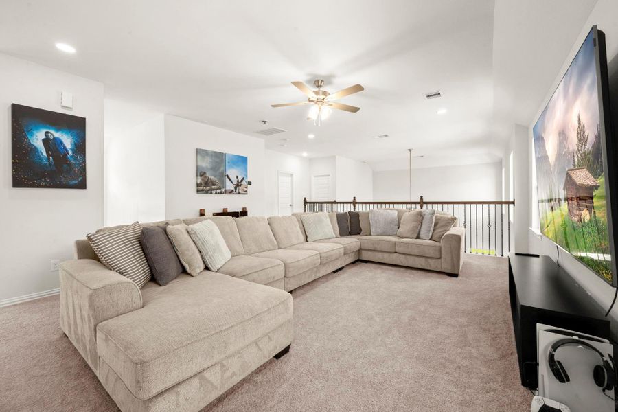 Furnished interior view inside a new home in , Conroe (Image 8). Furnished interior view inside a new home in , Conroe (Image 8).