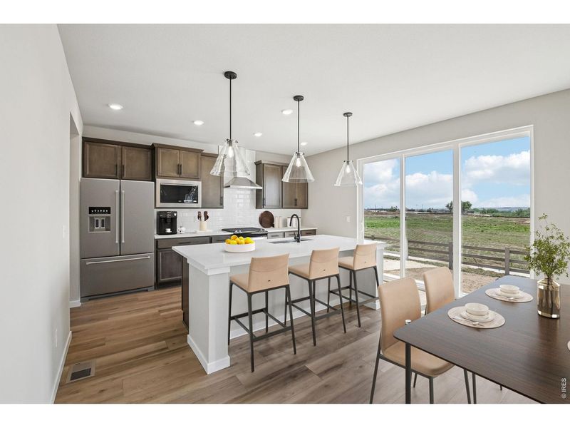 Furnished interior view inside a new home in Farmstead, Berthoud (Image 7).