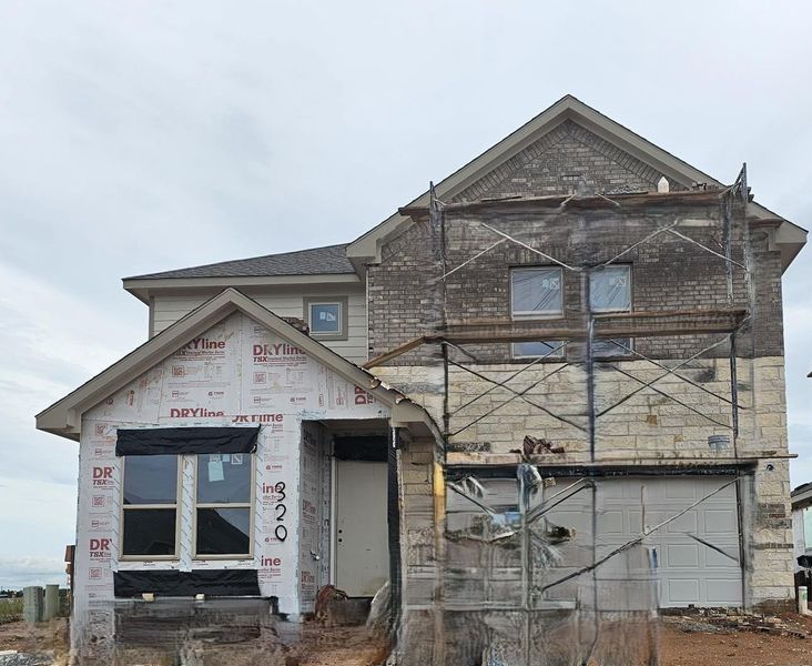 In-progress construction of a new home in Azalea, Brookshire, TX (Image 5).