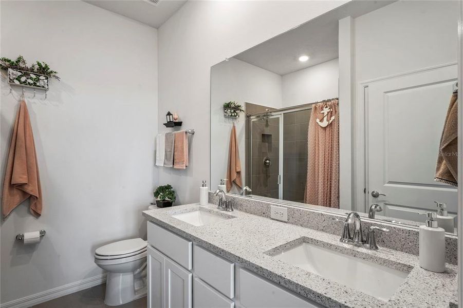 Furnished interior view inside a new home in Towns at Woodsdale, Wesley Chapel (Image 14).