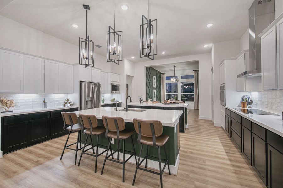 Representative furnished interior of a home built from the Adelaide by Chesmar Homes in Heimer Estates at Garden Ridge, Fulshear (Image 5).