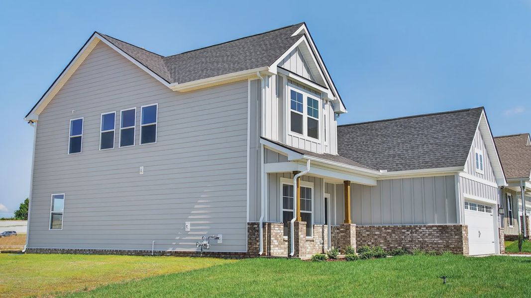 Exterior details and patio area of a home in McClure Farms, Columbia (Image 3).