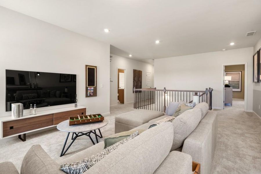 Furnished interior view inside a new home in Jones Ridge, Dallas (Image 11). Furnished interior view inside a new home in Jones Ridge, Dallas (Image 11).