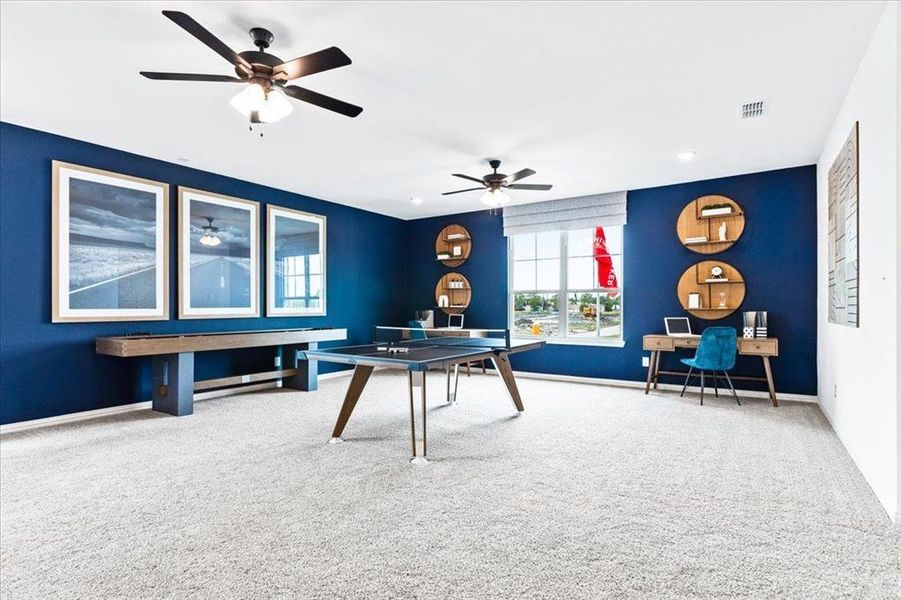 Furnished interior view inside a new home in Country Hollow, Aledo (Image 14).
