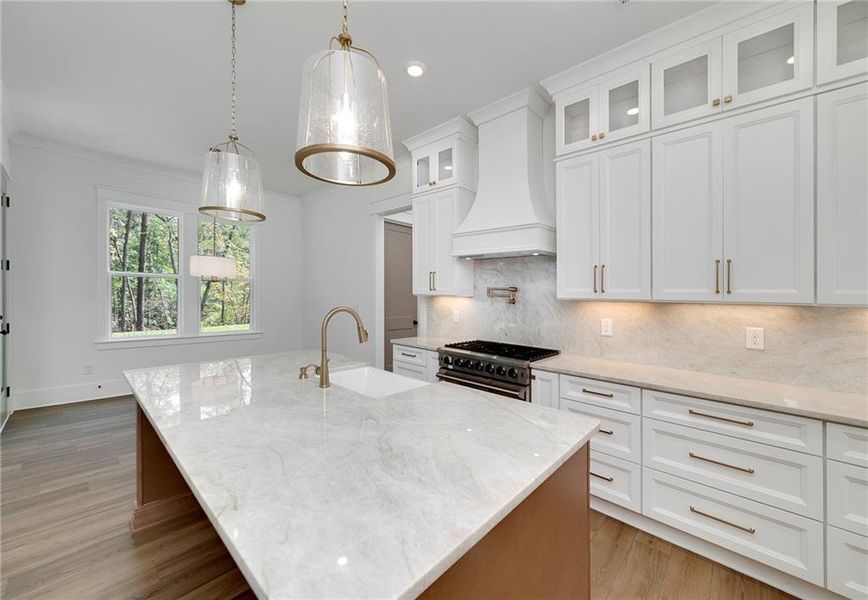 Furnished interior view inside a new home in , Dawsonville (Image 9).