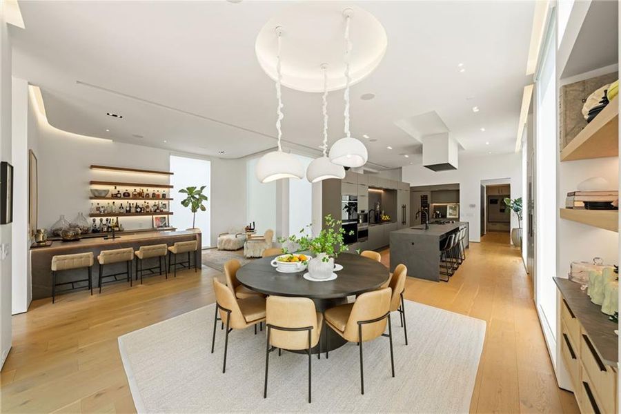 Furnished interior view inside a new home in , Brookhaven (Image 36).