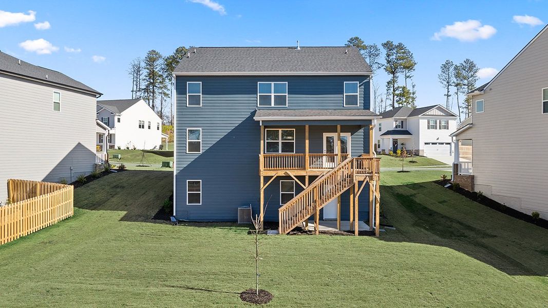 Exterior details and patio area of a home in Southwind Village, Evans (Image 2). Exterior details and patio area of a home in Southwind Village, Evans (Image 2).