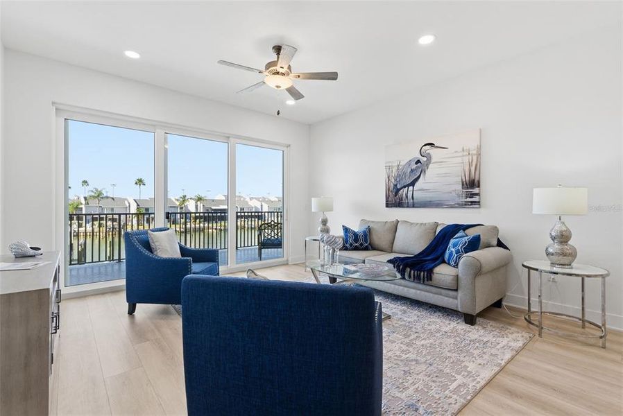 Furnished interior view inside a new home in Residences at Town Center, Madeira Beach (Image 7).
