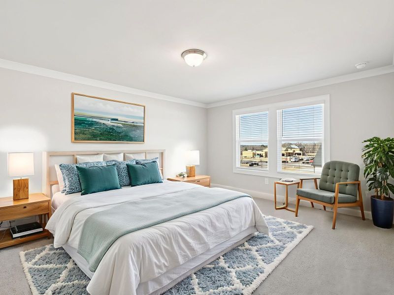 Furnished interior view inside a new home in River Pointe, Monroe (Image 8).