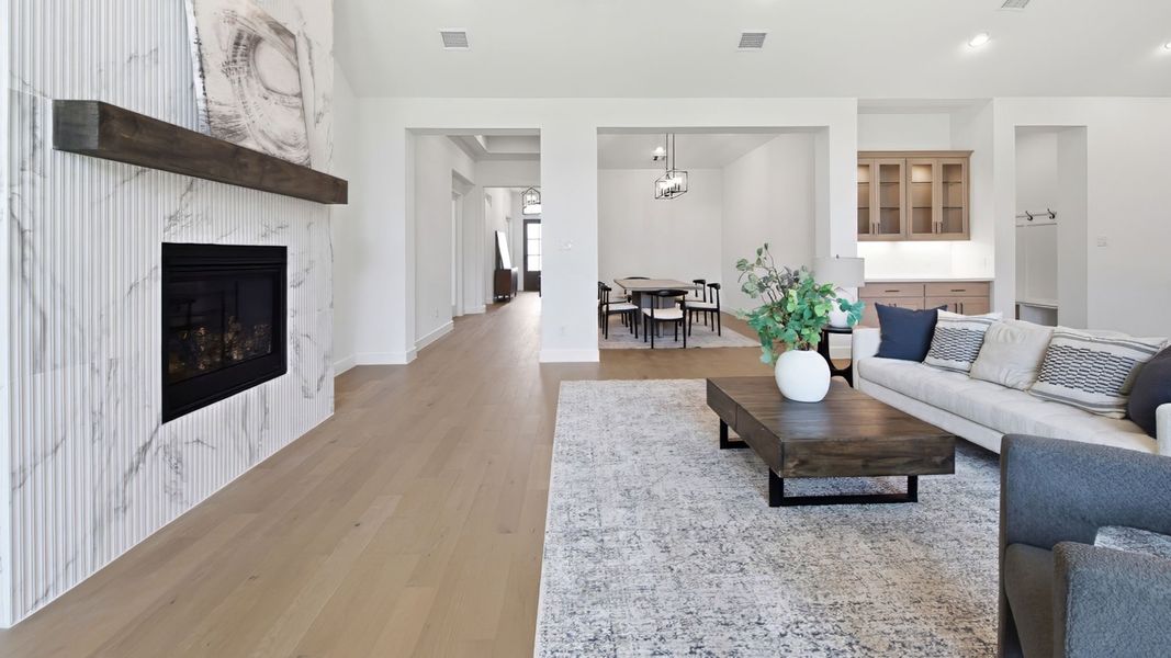 Furnished interior view inside a new home in Sweetgrass, Haslet (Image 14).