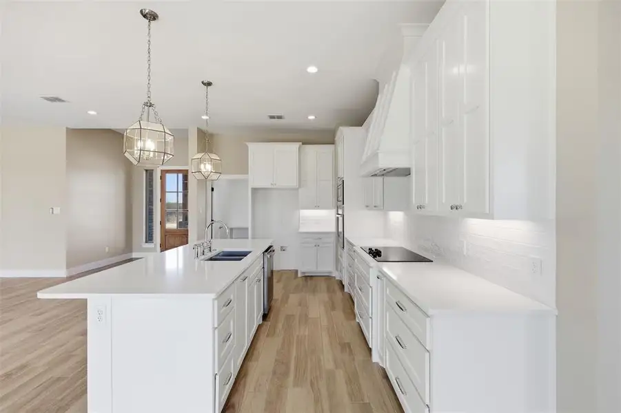Furnished interior view inside a new home in , Graford (Image 9).